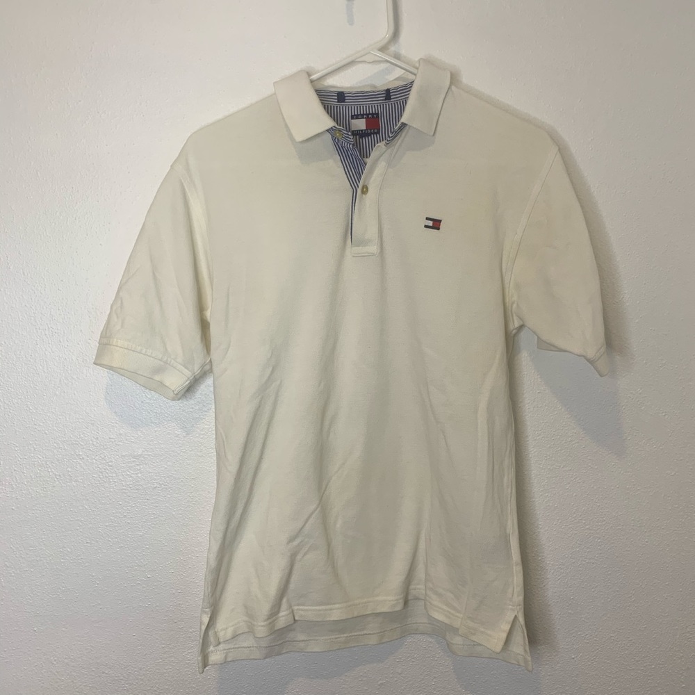 Tommy Hilfiger white polo shirt